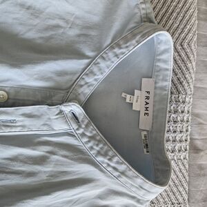 Frame Light Blue Button-Up Shirt